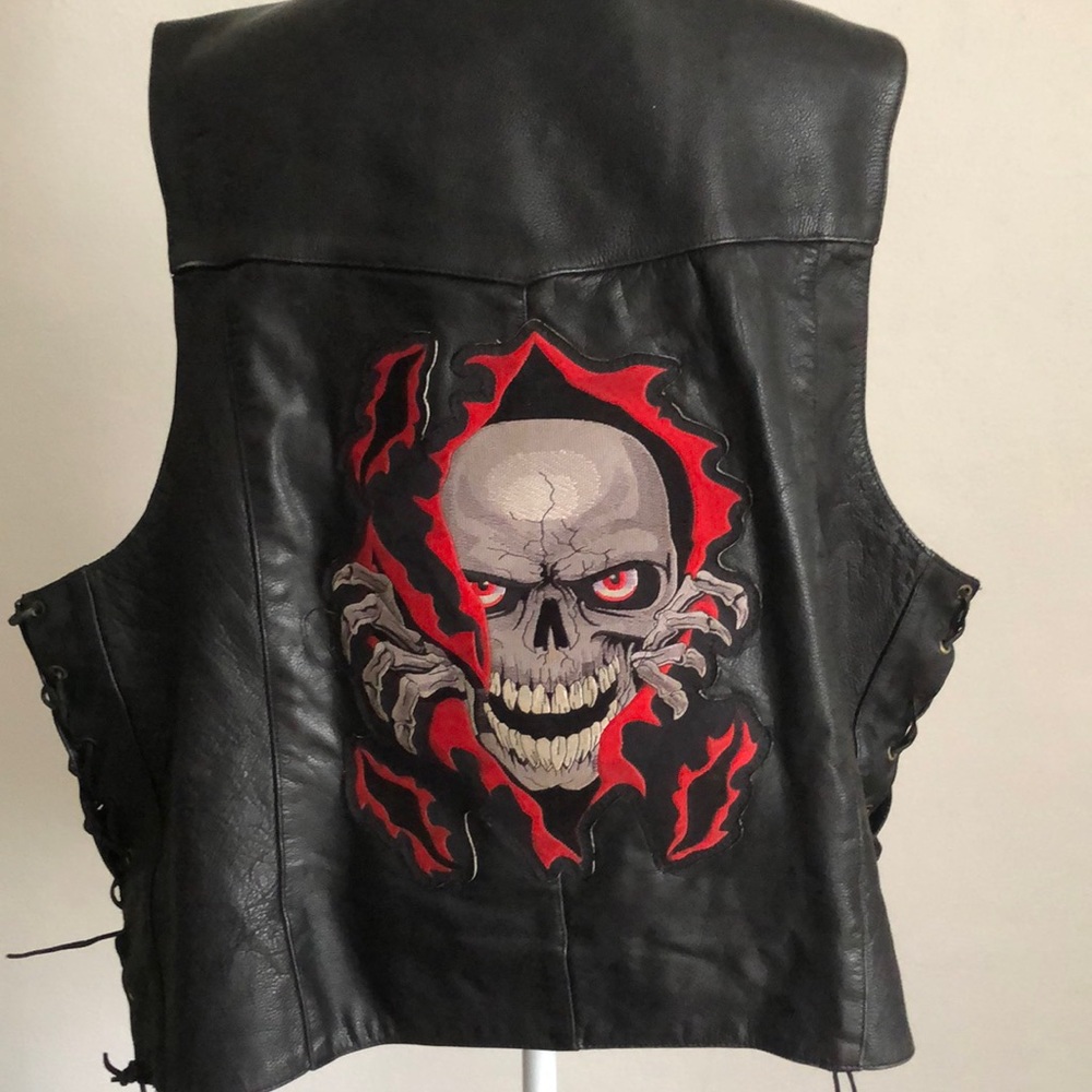 Daniel Smart Leather motorcycle vest